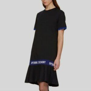 Opening Ceremony Cotton Loose Fit Black T-Shirt Dress Size Small